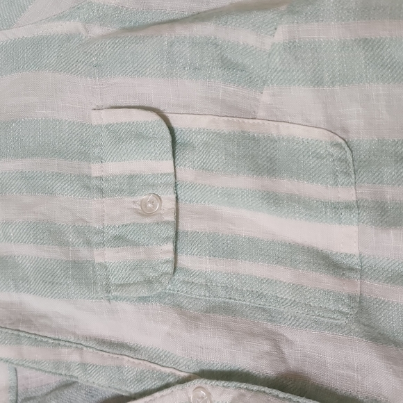Anthropologie NWOT linen dress shirt - Picture 2 of 8